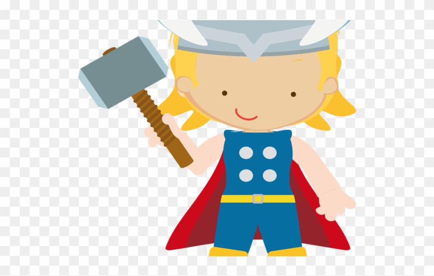 Hawkeye Clipart Superhero - Thor Clipart - Png Download