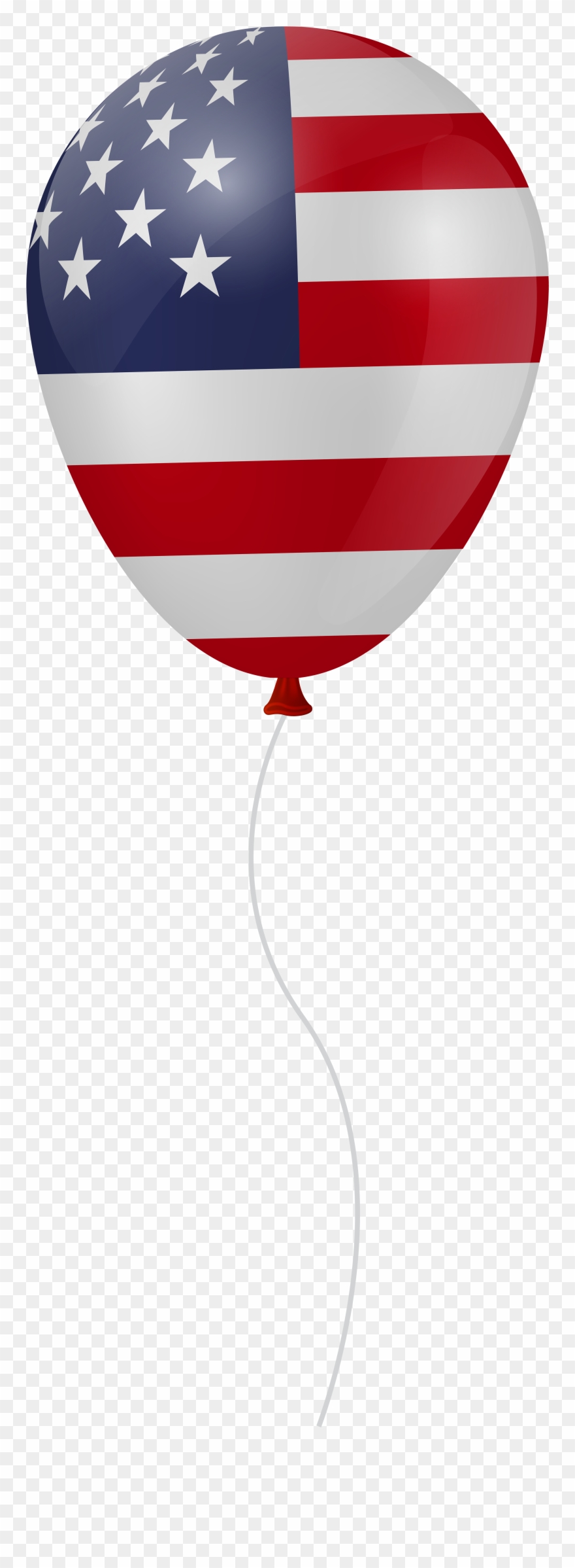 Clipart Balloon 4th July - Portable Network Graphics - Png Download