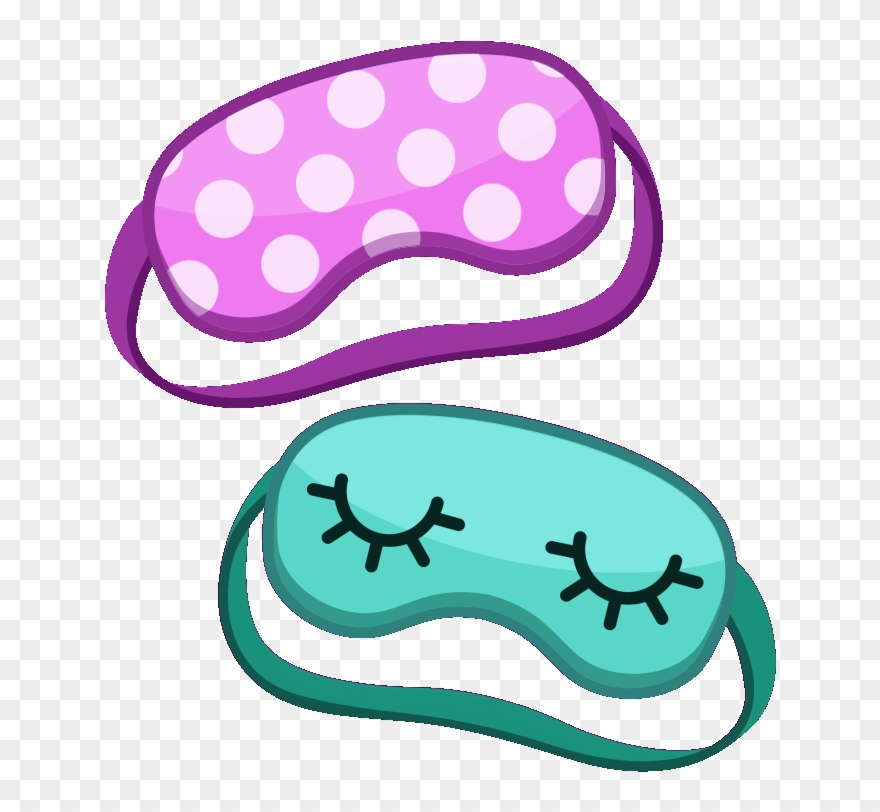Sleep Mask - Sleeping Eye Mask Clipart - Png Download