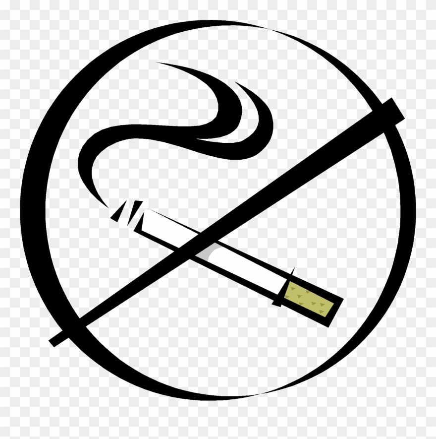 Clip Arts Related To - No Smoking Bw - Png Download