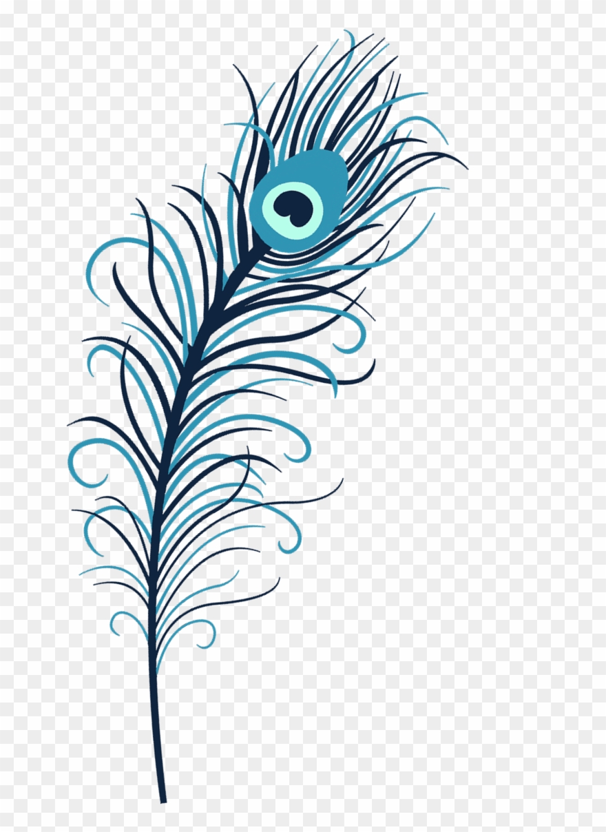 Peacock Feather Invite Design Indian Reception, Invitation - Style And Apply Magnificient Feather - Highest Quality Clipart