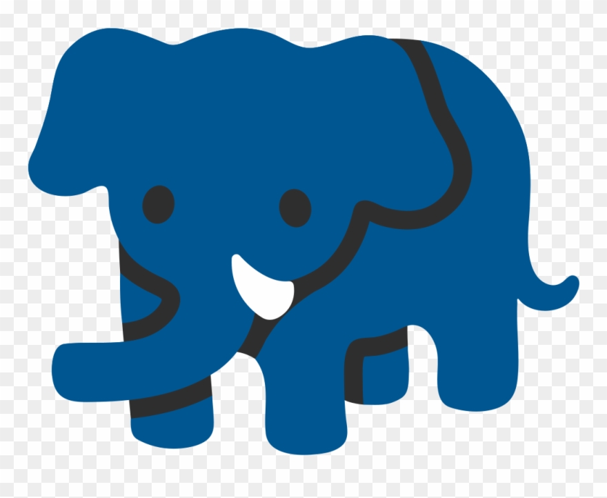 File - Emoji U1f418 - Svg - Elephant Emoji Clipart