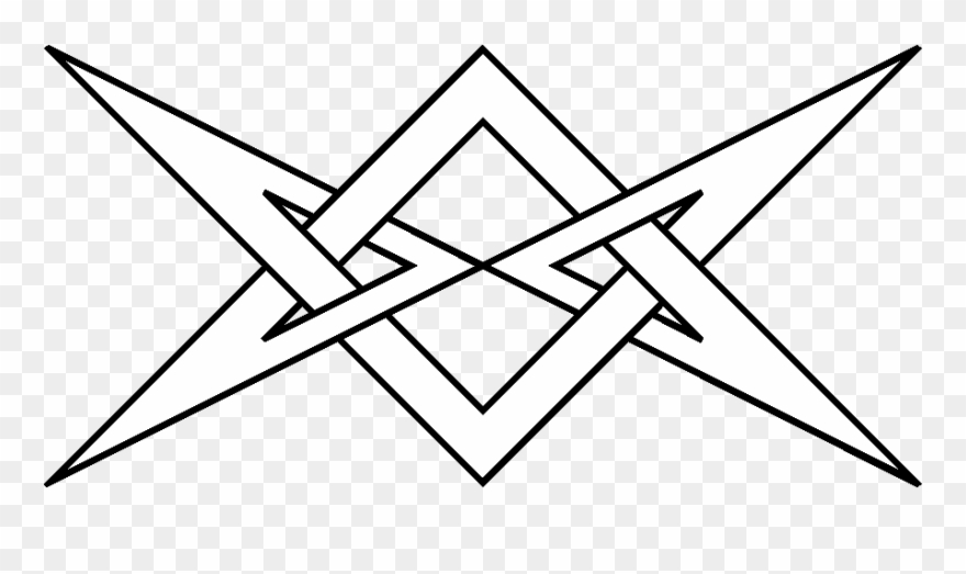 Granny Knot As Unicursal Hexagram - Unicursal Hexagram Transparent Clipart