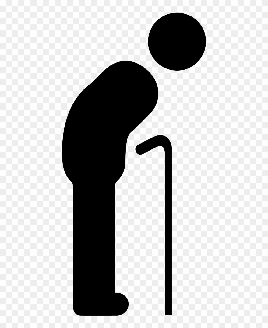 Granny At Getdrawings Com - Silueta Png Abuela Clipart