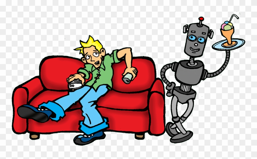 Bringing Me Icecream - Illustration Clipart