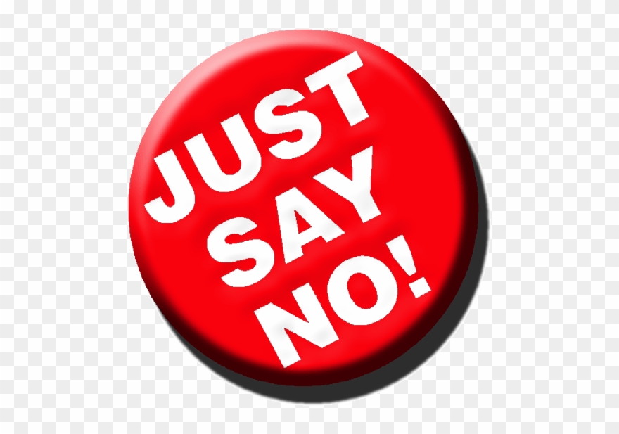 Just Say No To Drugs Clipart