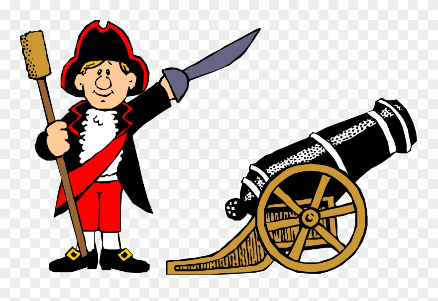 Clip Art American Revolutionary War Clipart - Clipart American Revolution Cannon - Png Download