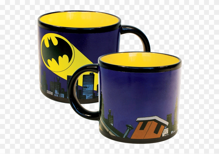 Product Description - Bat-signal Disappearing Mug Clipart