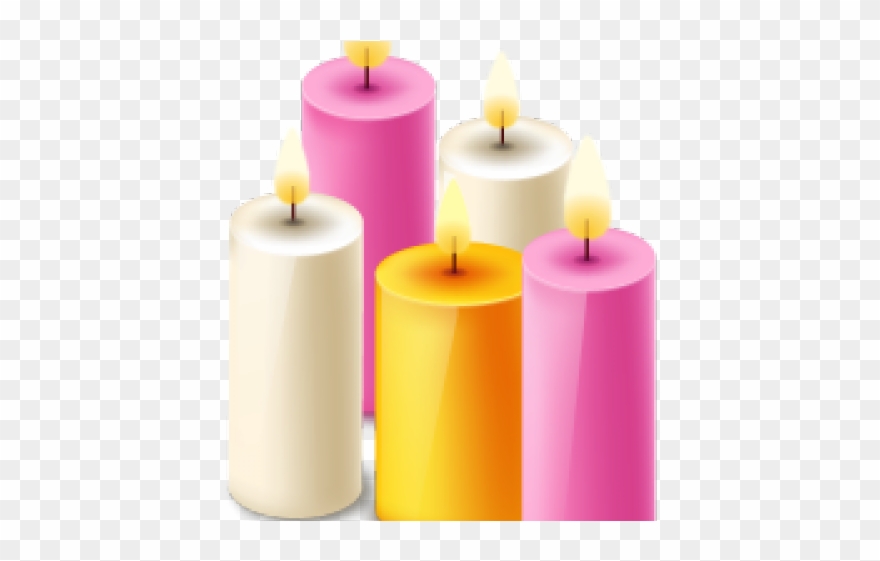 Scented Candle Clip Art - Png Download