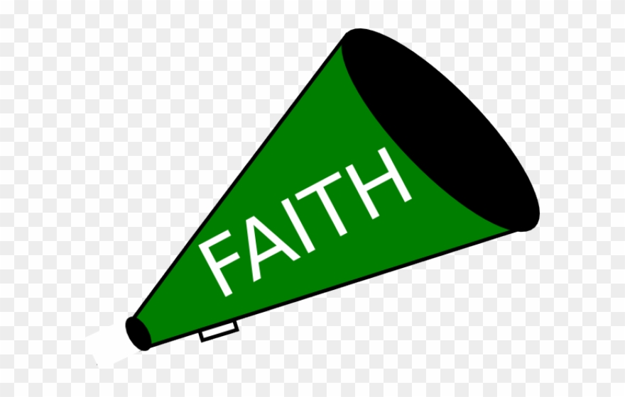 Cheerleader Clipart Transparent Background - Cheerleading Megaphone Clipart Green - Png Download