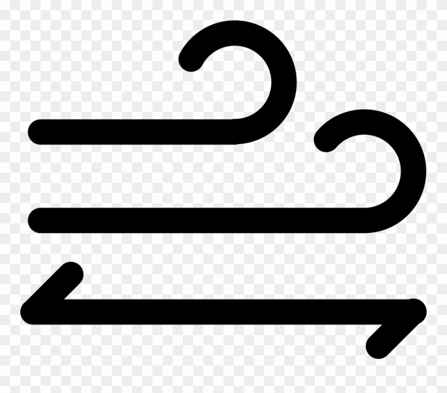 Wind Direction From North To South Icons Clipart