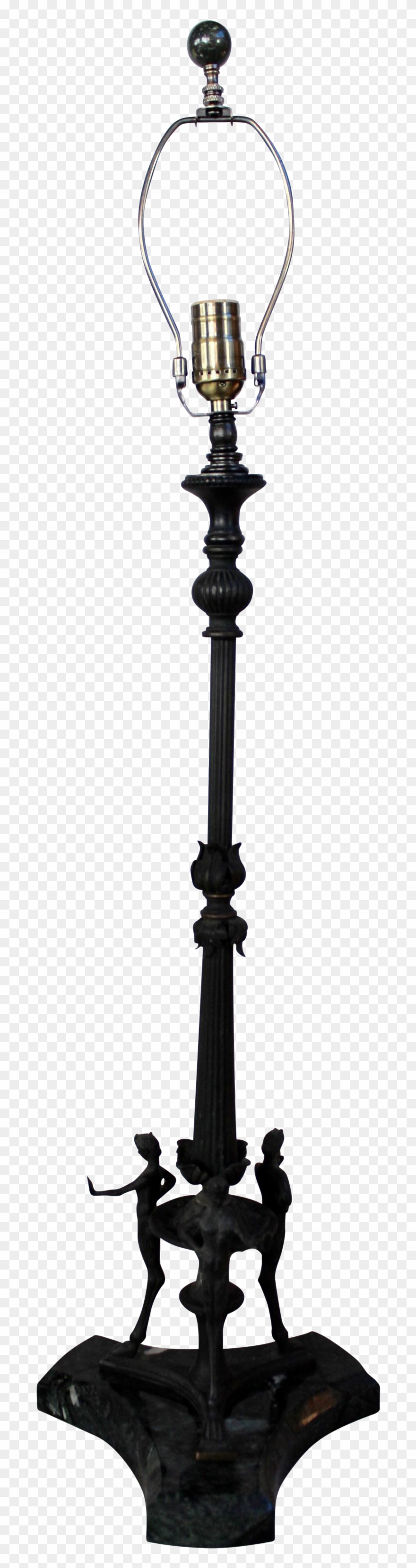 "pompeian" Bronze Column Lamp - Baluster Clipart