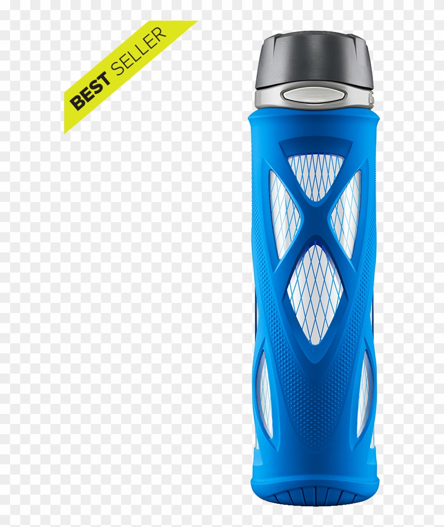 Atlas Periwinkle Hero Crop-copy - Zulu Atlas 20 Oz. Glass Water Bottle Clipart