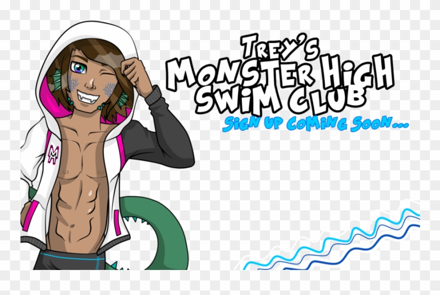 Swimmer Clipart Swimming Club - Monster High - Png Download