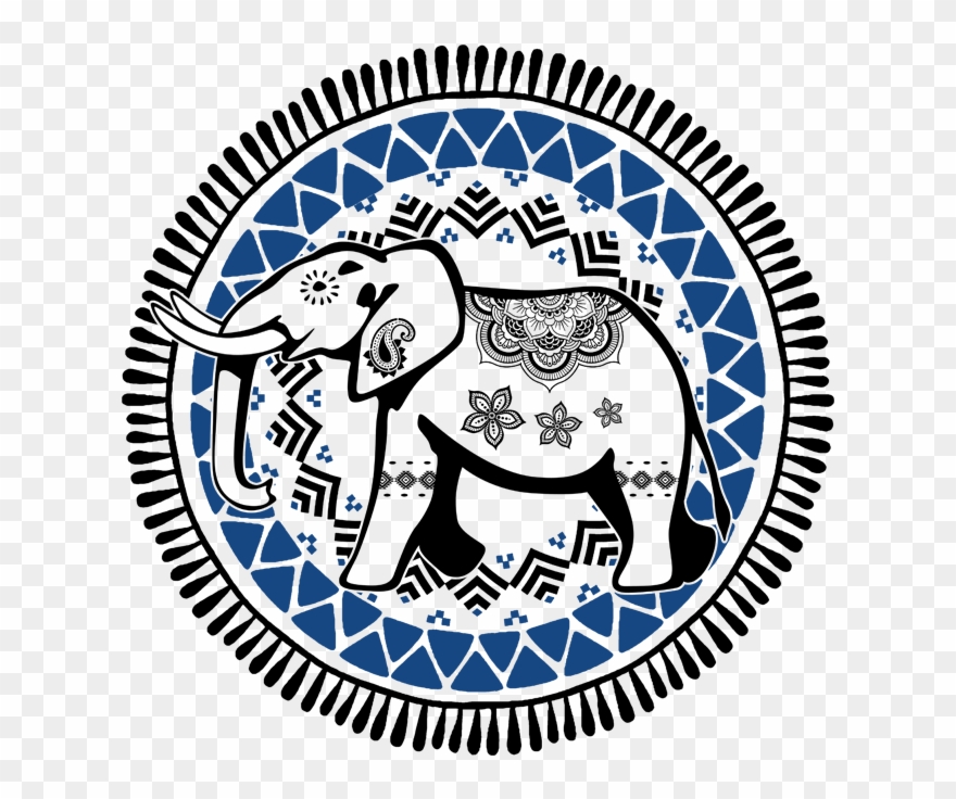 California Republic Clothes Sacred Elephant Wheel Long Clipart