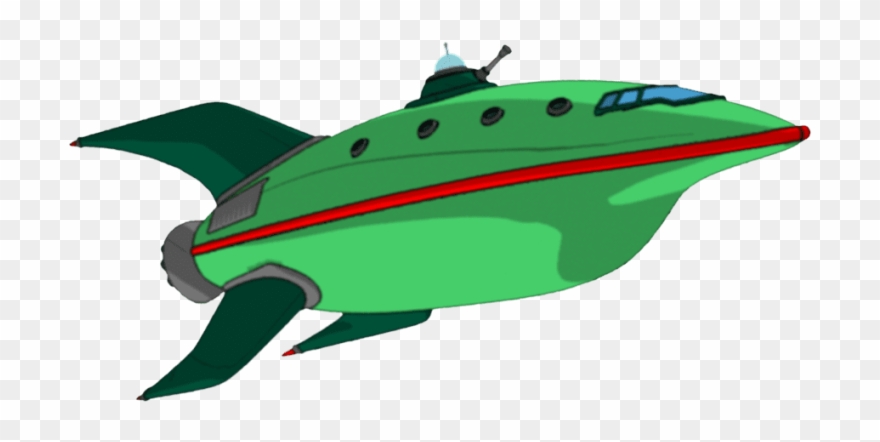 Download Futurama Ship Clipart Png Photo - Planet Express Ship Png Transparent Png