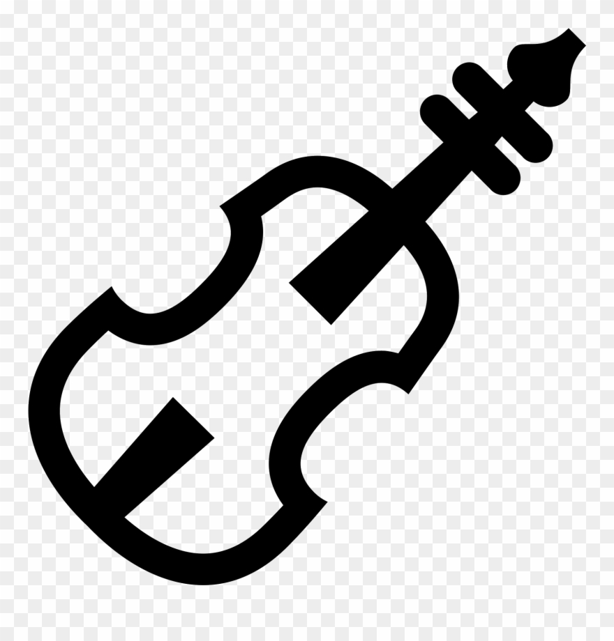 The Violin Has Strings That Allow For Playing All Down - Icon Violin Clipart