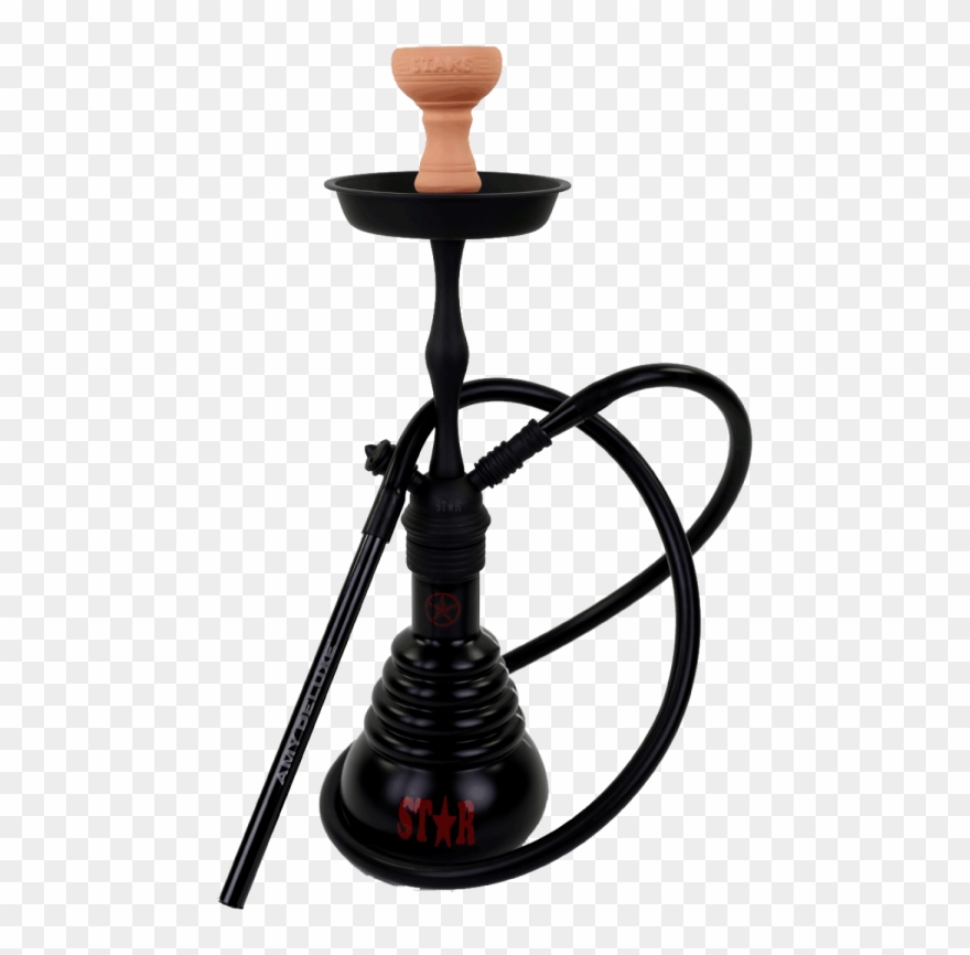 Amy Deluxe® 4 Stars 440 Black Shisha / Hookah With - Amy Deluxe Hookah Clipart