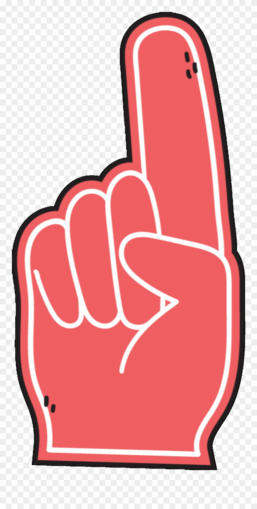 Foam Finger No Sticker Needumee For Ios Android Giphy Clipart