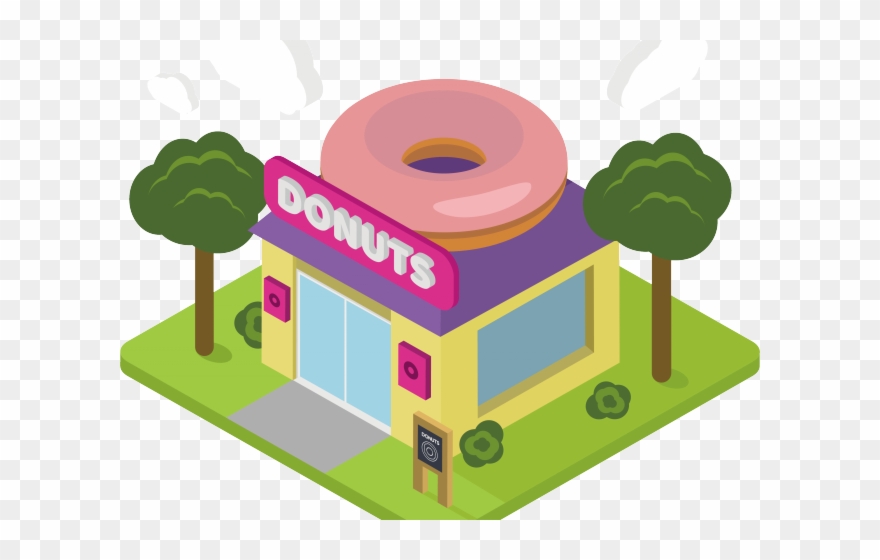 Shop Clipart Donut Shop - Donut Shop Png Transparent Png