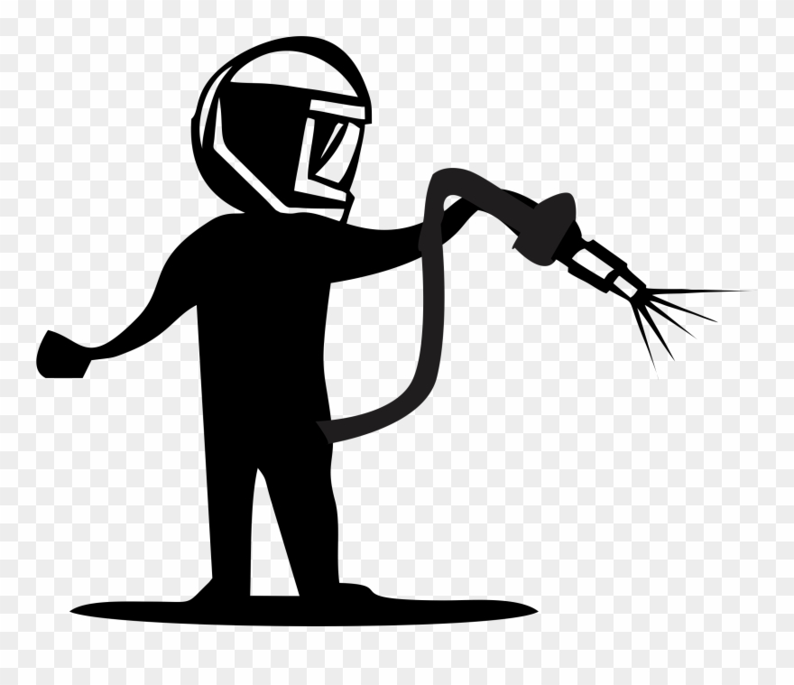 Sand Blasting - Abrasive Blasting Clipart