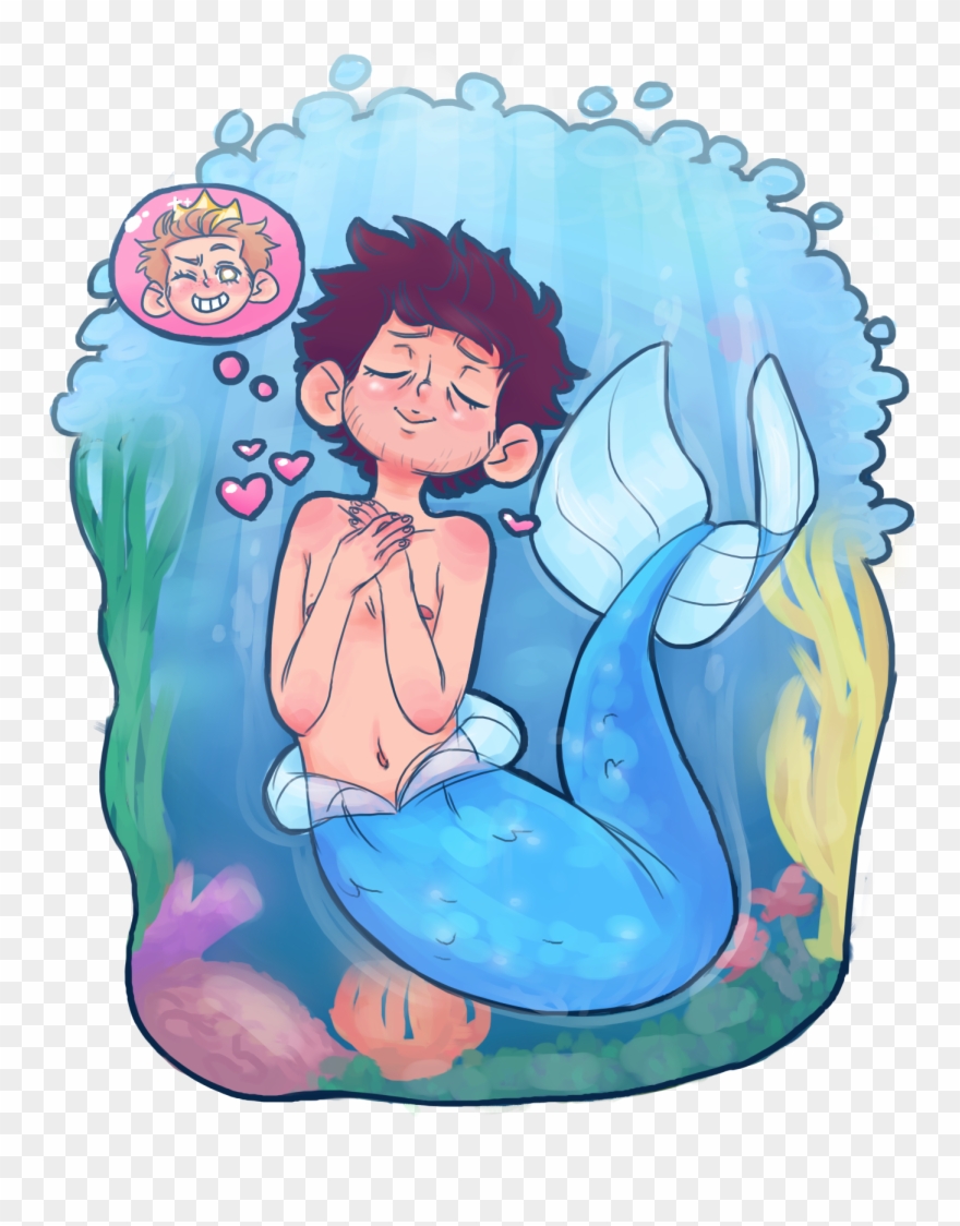 Potatoesrawesome1 Welp It's The Little Mermaid Verse - Destiel Mermaid Au Clipart