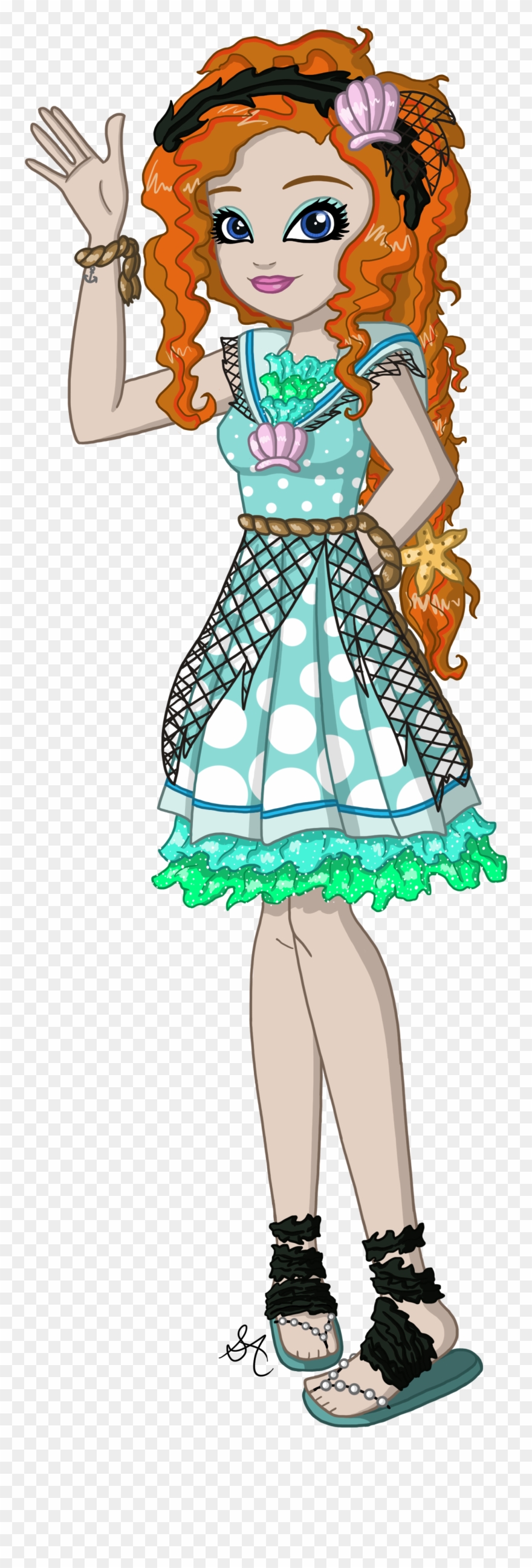 Mercedes Little - Ever After High Daughter Of Wendy Clipart
