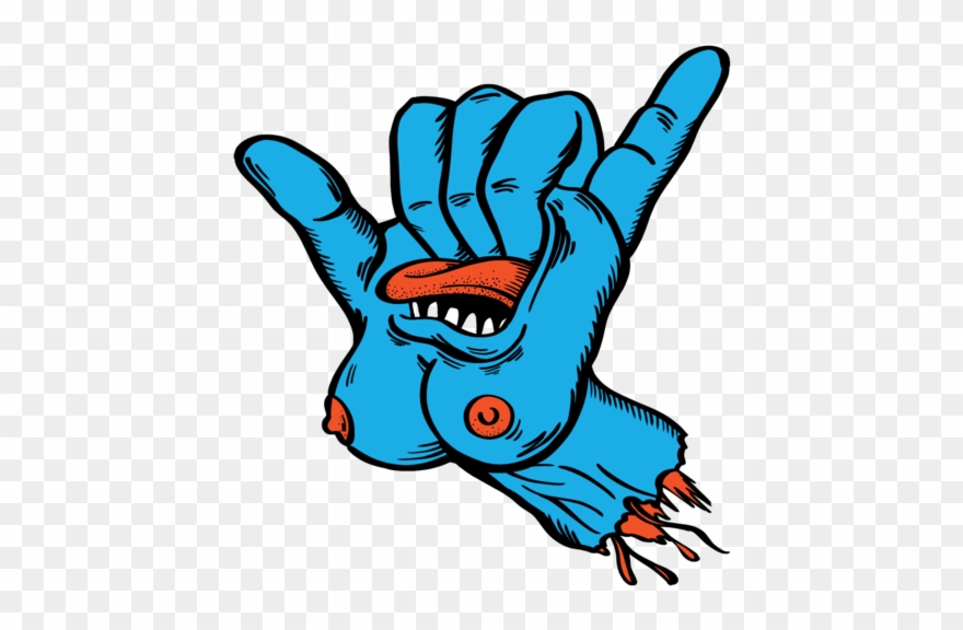 Screaming Titty-shaka Sticker - Sticker Clipart