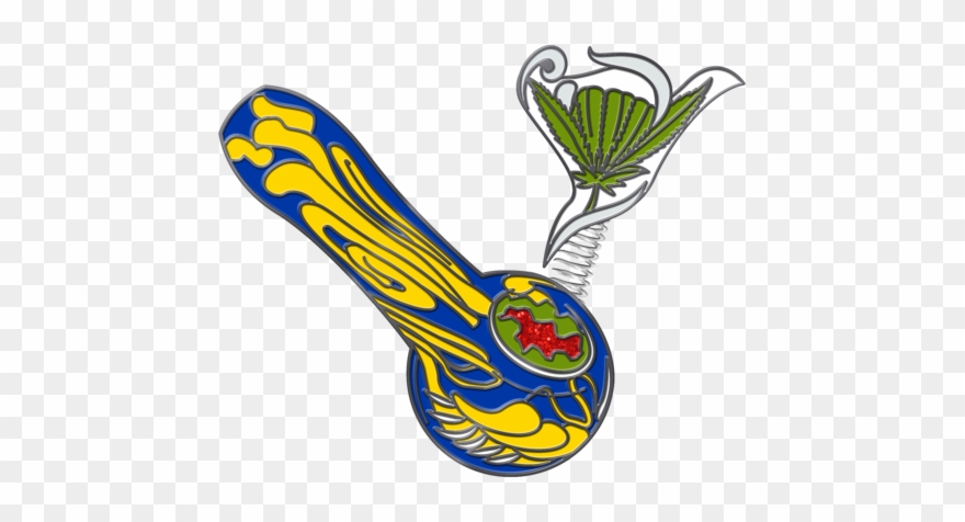 Shaka Pakalolo Pin - Illustration Clipart