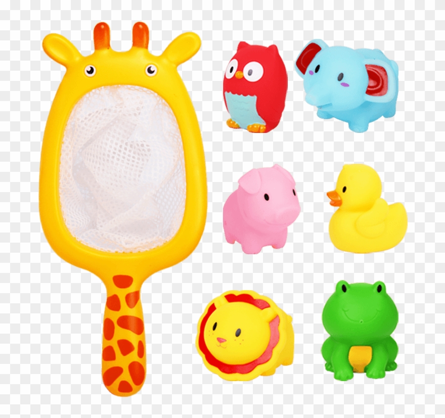 Color Classification, Children Play Water Toys 7 Sets - Toy Clipart