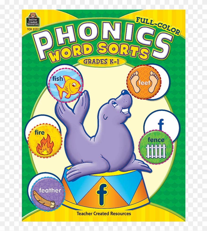 Fullcolor Phonics Word Sorts Tcr3122 Teacher Created - Full-color Phonics Word Sorts [book] Clipart