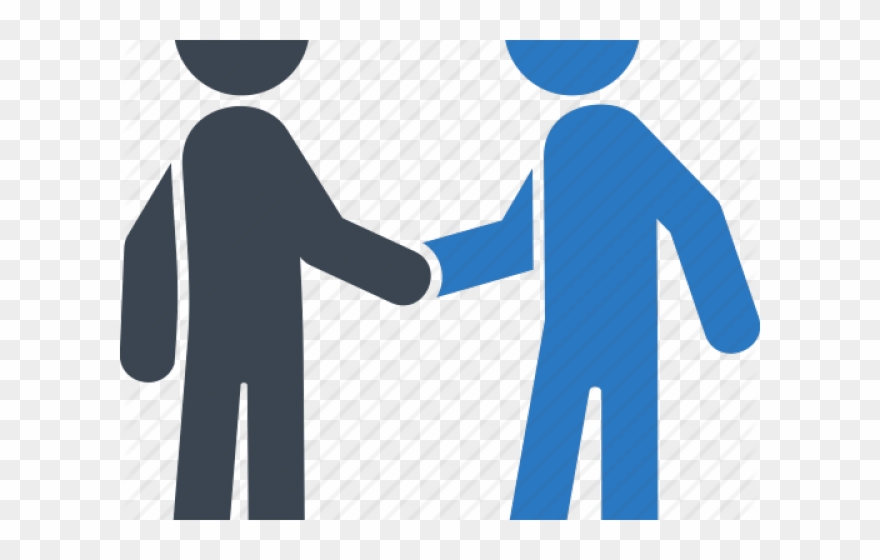 Businessman Clipart Business Collaboration - People Shaking Hands Icon - Png Download