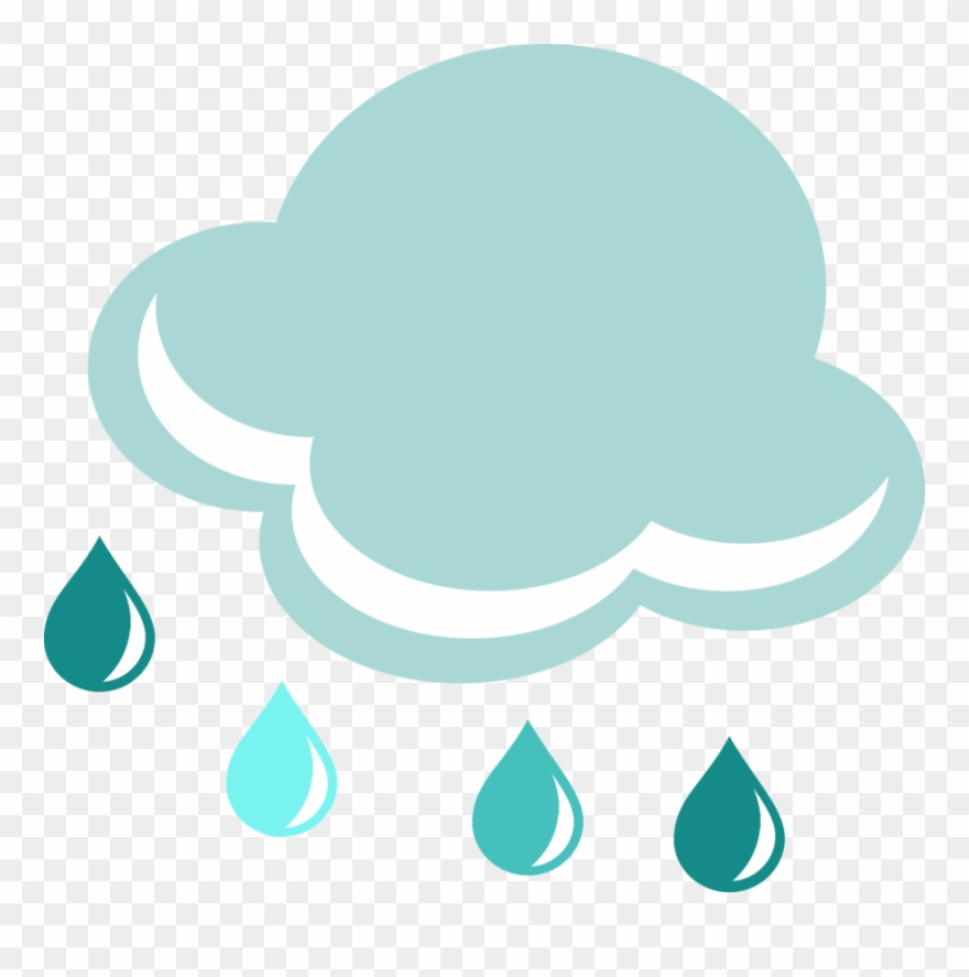 Rain Clouds, Rain Drops, Rain Fall, Dibujo, Food Cakes, - Rain Clipart