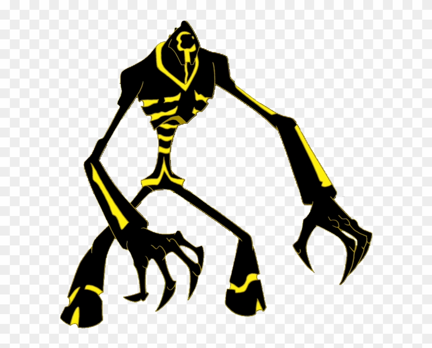 Started Out As Black And Yellow - Malware De Ben 10 Clipart
