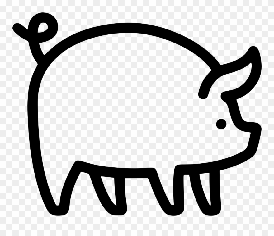 Png File - Pig Icon Clipart