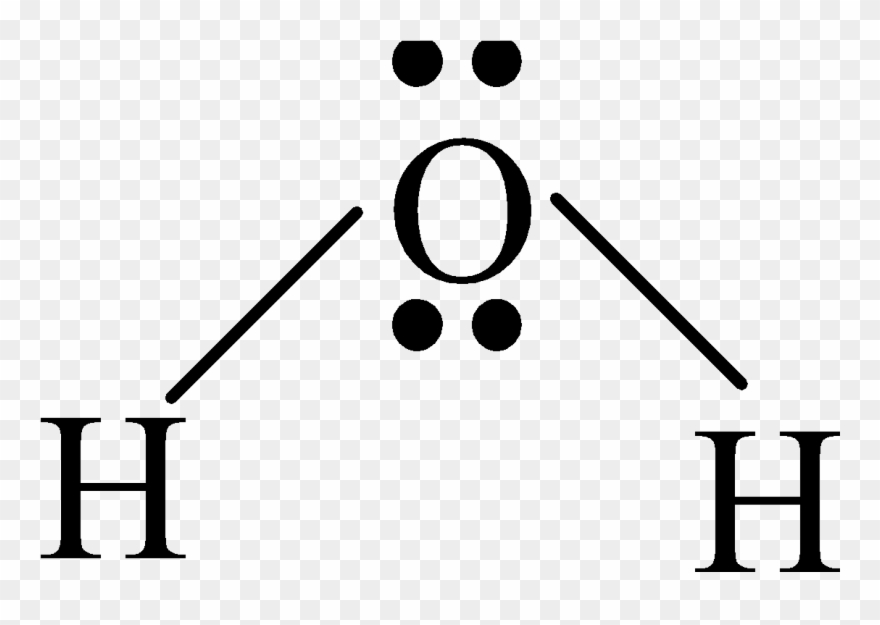 Water Molecule Has V−shaped Structure With Sp3 Hybridization Clipart