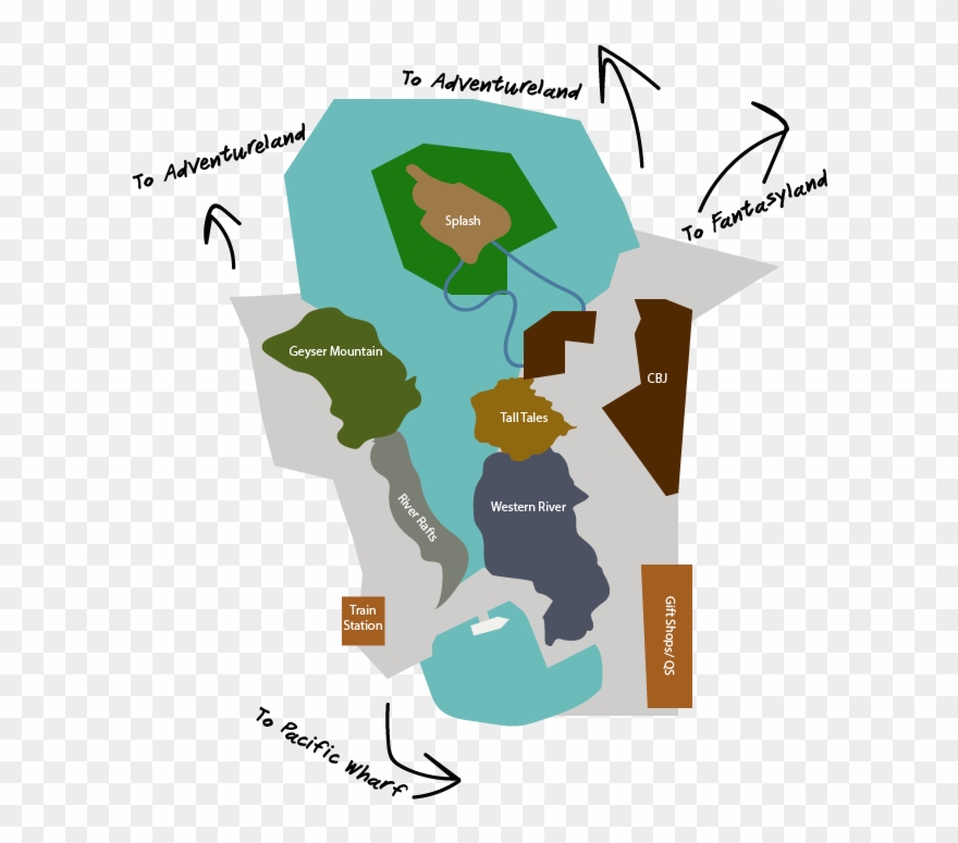 Original Colonial Street Main Street Concept Disney Villains Victorious Map Clipart Pinclipart