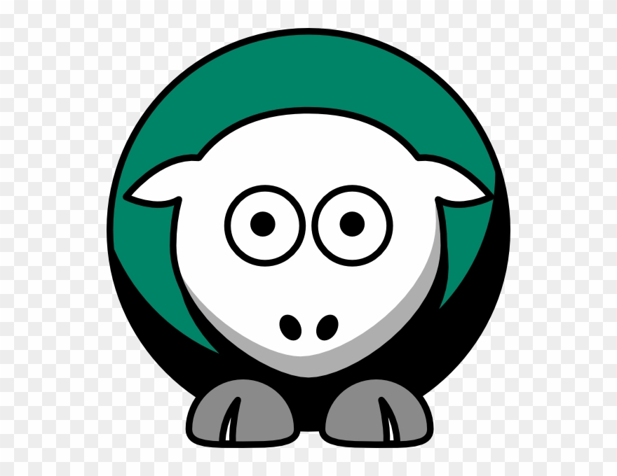 Sheep - Jacksonville Dolphins - Team Colors - College Clipart