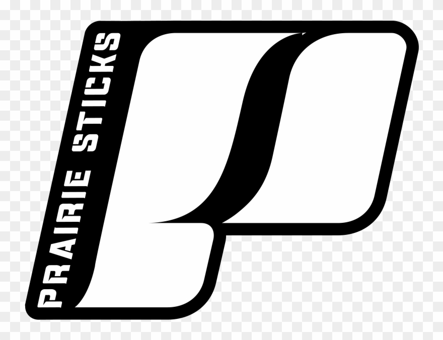 White On Black - Prairie Sticks Bat Company Clipart