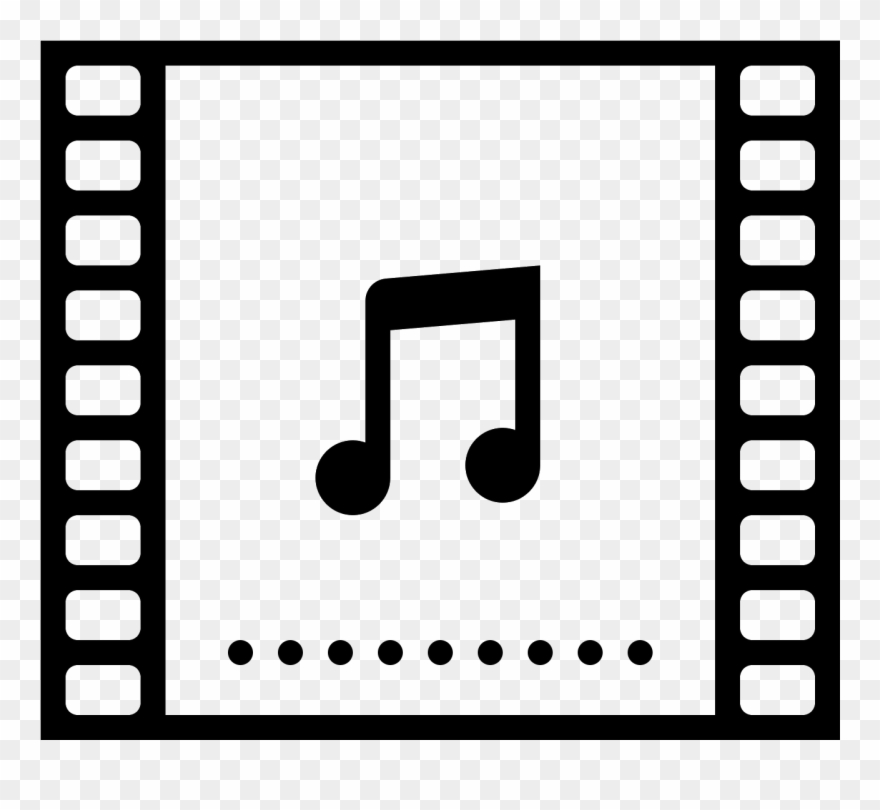 Film Soundtracks Icon - Film Clipart