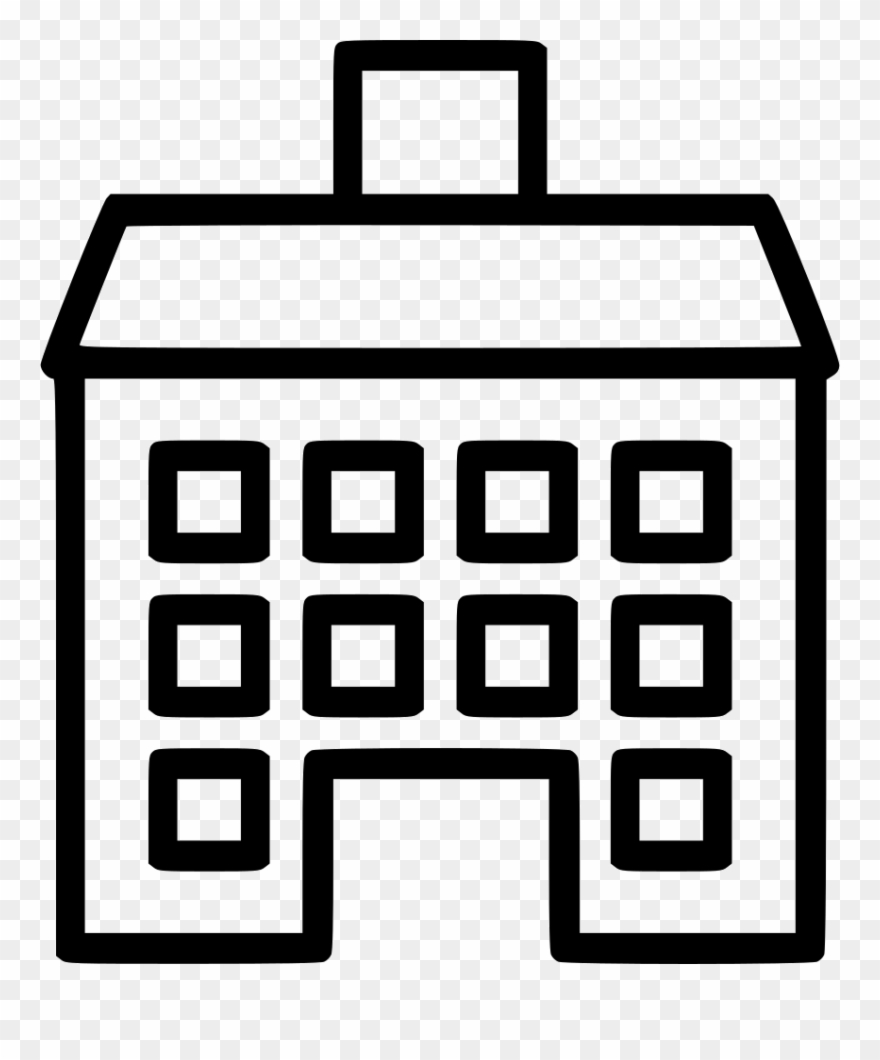 Medical Hospital Building Clinic Heathcare Emergency - Vector Graphics Clipart