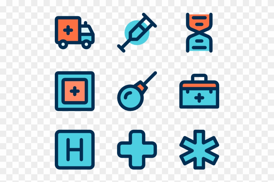 Hospital - Automatization Vector Clipart