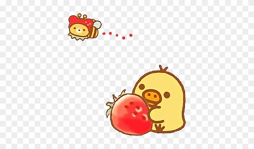 Rilakkuma Korilakkuma Strawberry Ichigo Cute Kawaii - Rilakkuma Clipart