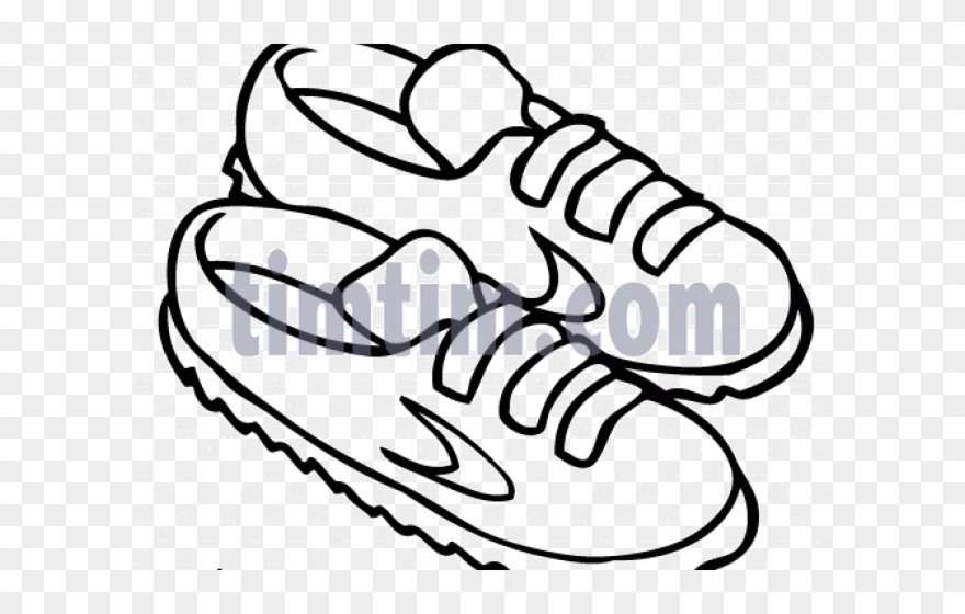 Gym Shoes Clipart Girl Shoe - Trainers - Png Download