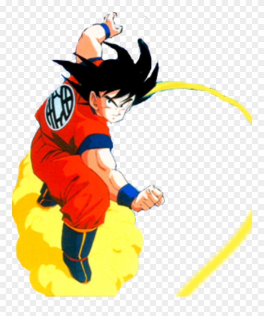 Goku Clipart Fly - Goku Flying Nimbus Png Transparent Png