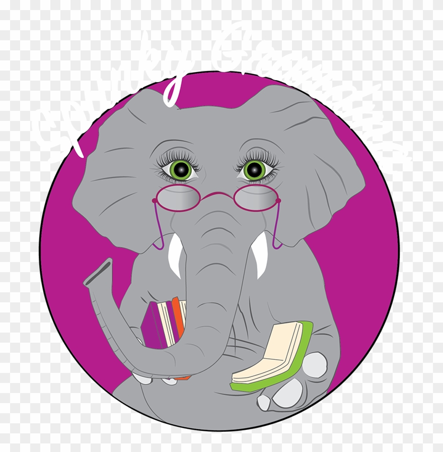 Spunky Grandma's News - Grandma Elephant Cartoon Clipart