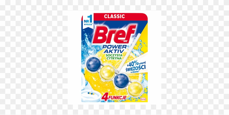 Kliknij Aby Przybliżyć - Bref Power Active Lemon Kostka (kulki) Do Wc 51 G Clipart