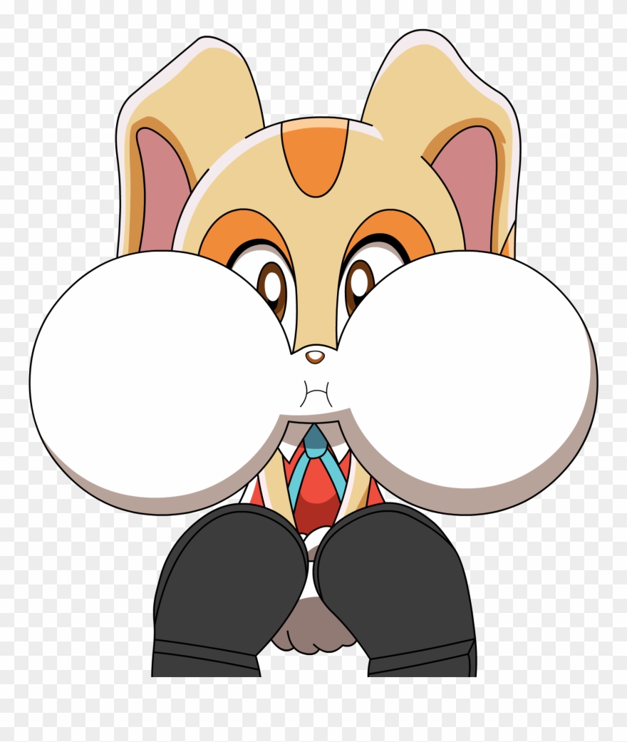 Cream The Rabbit Bigger Puffy Cheeks - Sonic X Cream The Rabbit Clipart