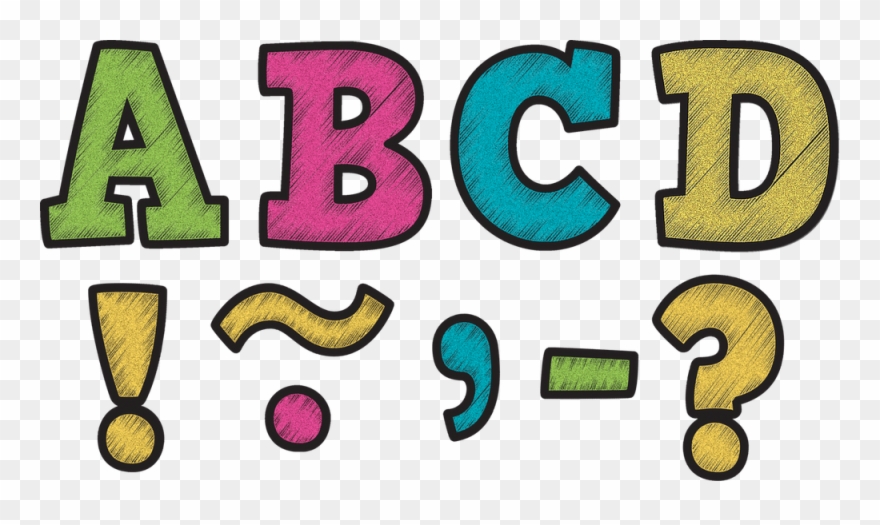 Tcr 77212 Chalkboard Brights Bold Block Magnetic Letters - Teacher Created Resources 2; Bold Block Magnet Letters, Clipart