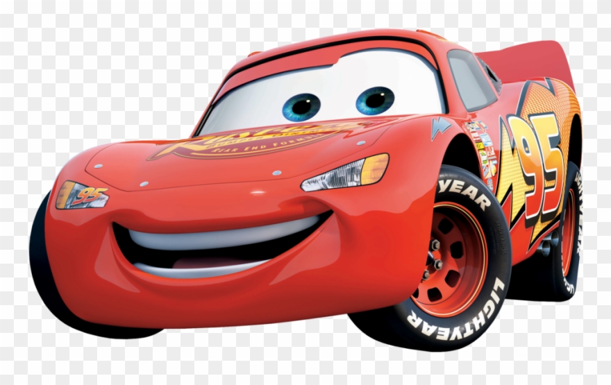 Lightning Mcqueen Side View Santa Clipart - Lightning Mcqueen - Png Download